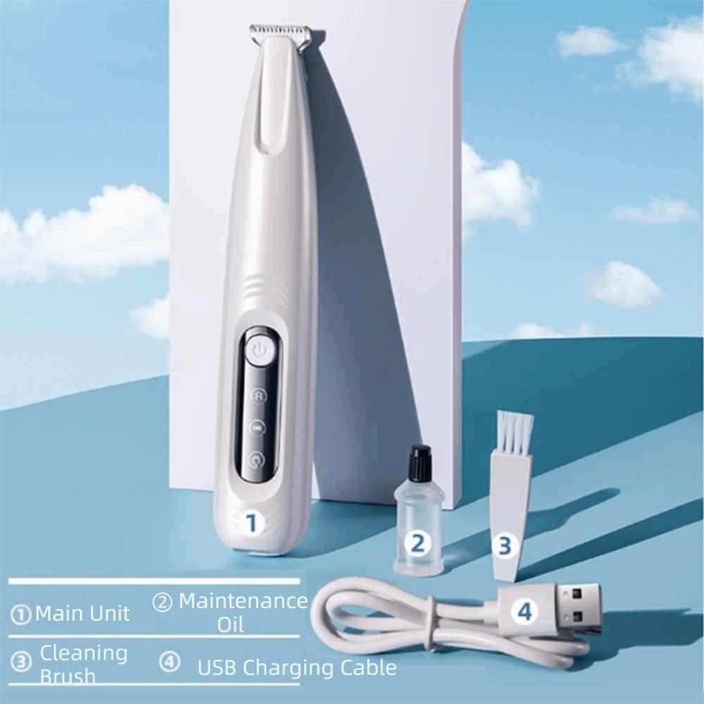 Waterproof Pet Electric Push Clippers USB Rechargeable Cat Paw Shaver  Dogs Haircut