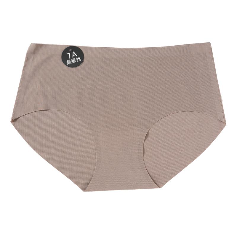 Женские трусики из шелка Mulberry Silk, однотонные, из ледяного шелка, ультратонкие, дышащие