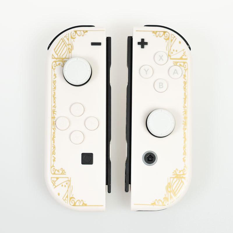 1 Pair For Switch Controller Console 1 Pair Wireless Gamepad White L&R  Shell Green Purple Yellow Pink Cover