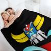 Grendizer, Goldorak Throw Blanket Sofa Quilt Polar Flannel Fabric warm for winter Blankets