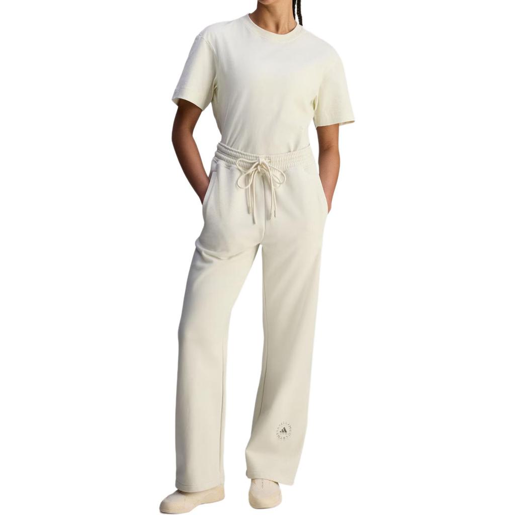 adidas Stella McCartney Спортивная одежда с изогнутым подолом, подчеркивающая талию, футболка с круглым вырезом и короткими рукавами для женщин JX6775