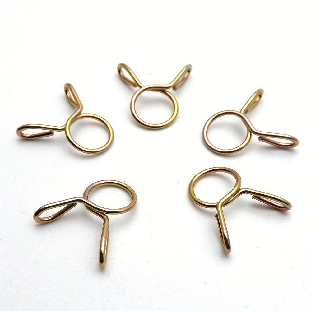 10/50 шт. 8 мм хомуты для масляного шланга мотоцикла скутера квадроцикла мопеда топливный шланг трубка пружинные зажимы зажим аксессуары для мотоцикла автомобиля