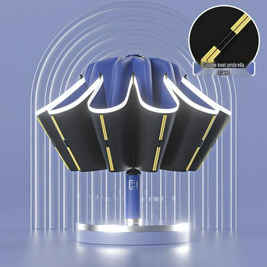 Роскошный полностью автоматический складной зонт для женщин и мужчин — солнцезащитный, защитный и рекламный зонт для бизнеса.