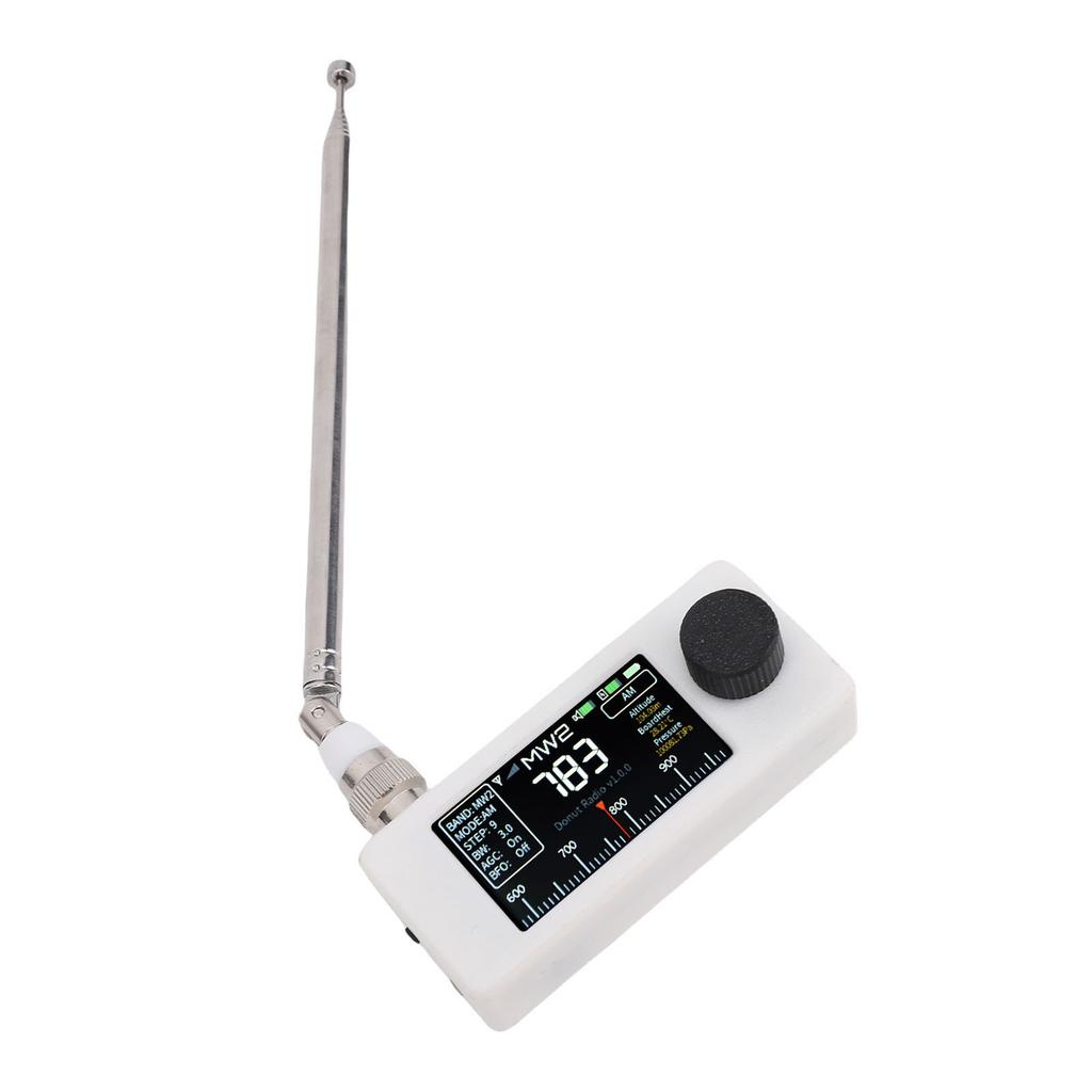 SI4732 Радиоприемник AM FM LSB USB Транзисторный Радиоприемник с 1,9-дюймовым Цветным Экраном 3,5 мм Наушники Телескопическая Антенна