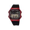 Casio Индивидуальные часы модифицированная серия мода спорт классика ретро красный маленький квадрат водонепроницаемые 100 метров Кварцевые такие же AE-1300WH-4A