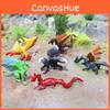 Dinosaur Mini Creature Figures Model Toy Set With Realistic Design For Play Kids