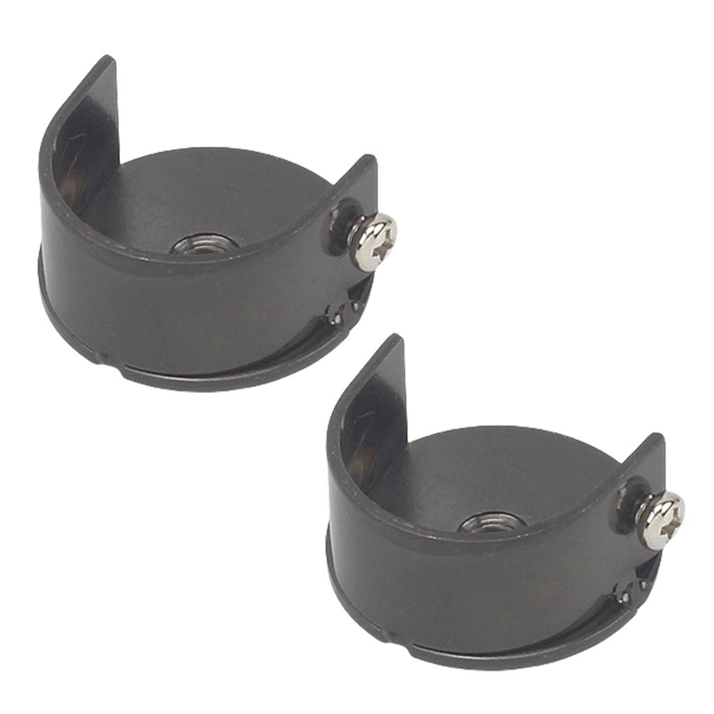 Комплект кронштейнов для карниза для штор, настенное крепление, кронштейны для держателей штор для 28-миллиметровых штанг, современный дизайн, простая установка