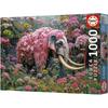 Puzzle - EDUCA - Éléphant Fleuri - 1000 pièces - 48x68 cm - Pour adultes - Animaux