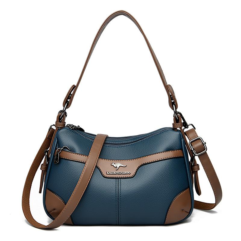 Сумка Модная Цветовая Контрастная Атмосфера Сумка для мам Сумка Через Плечо Женская Сумка На Плечо