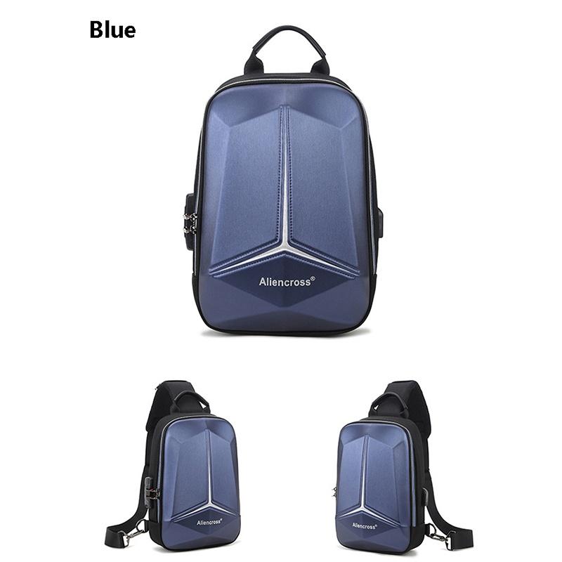 Мужская и женская многофункциональная противоугонная сумка через плечо с USB-портом, водонепроницаемая дорожная сумка-слинг, сумка-мессенджер, нагрудная сумка для мужчин