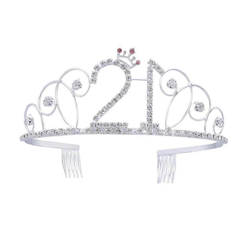 Fashion Headband Headwear Girl Tiara Birthday Crown Party Decoration KTY