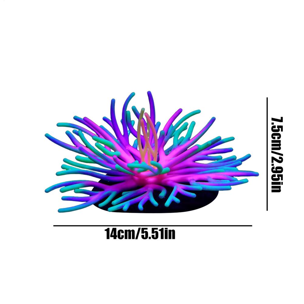 Украшения для аквариума Коралл Силиконовые коралловые украшения для аквариума Аксессуары для аквариума Растительные украшения для общежития дома отеля