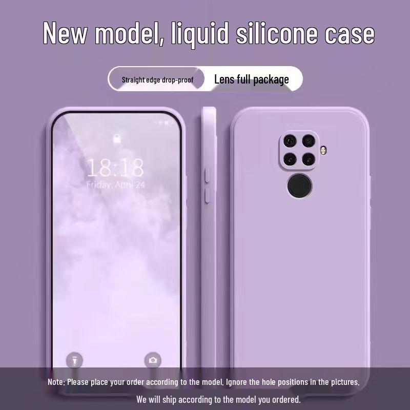Чехол из жидкого силикона с полным покрытием и защитой от падений для Huawei nova5iPro - Безопасный для кожи и простой стиль