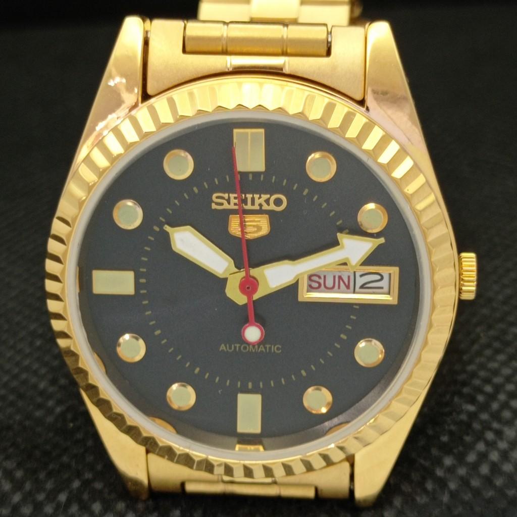 ВОССТАНОВЛЕННЫЕ ВИНТАЖНЫЕ SEIKO 5 AUTO 6309A ЯПОНИЯ МУЖСКИЕ ЧАСЫ D/D ЧЕРНЫЕ 587b-a308614-9 SKU587b-a308614