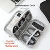 Multi-layer Digital Accessories Storage Bag: Dustproof USB, Hard Drive, Power Supply, Earphone, Charging Cable Organizer.