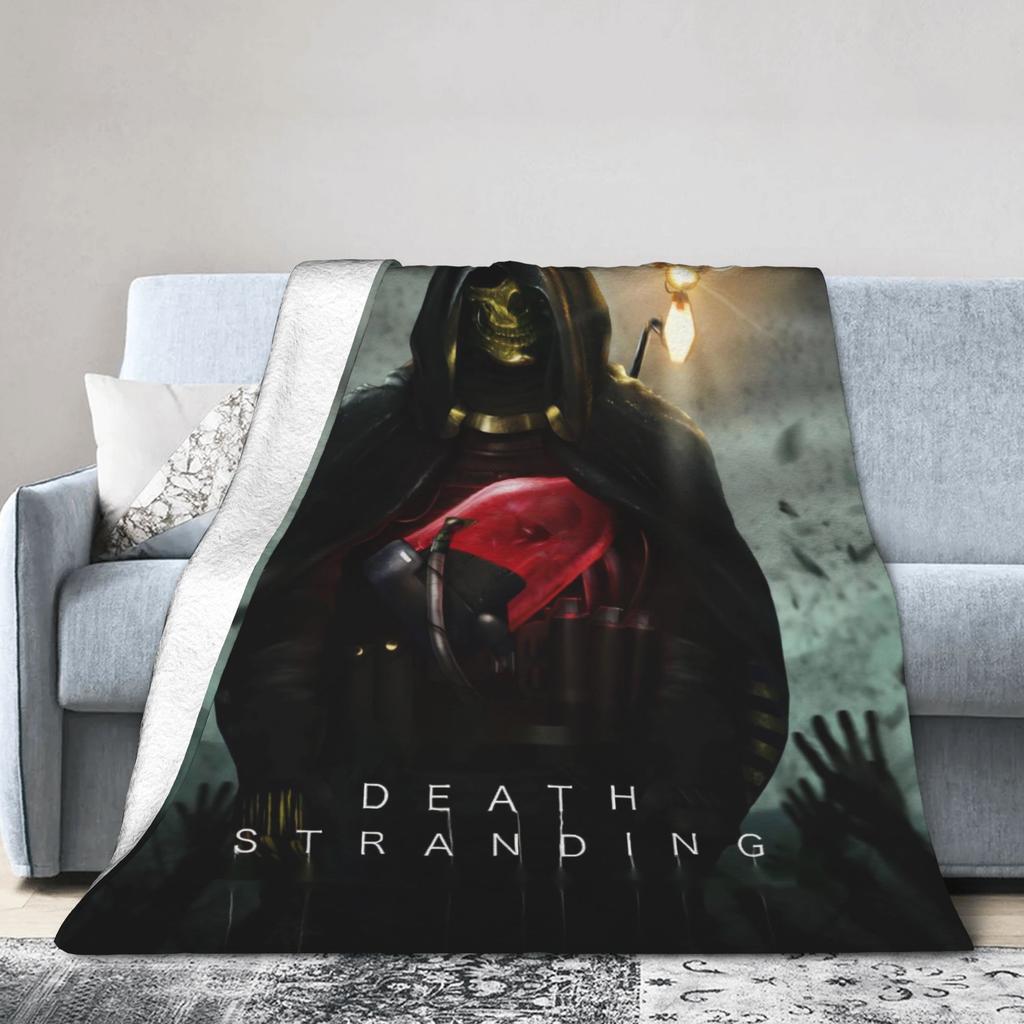 Death Stranding Видеоигра Супермягкое Одеяло Мальчик Девочка Плюшевое Плед Модное Уличное Фланелевое Покрывало Покрывало для Дивана