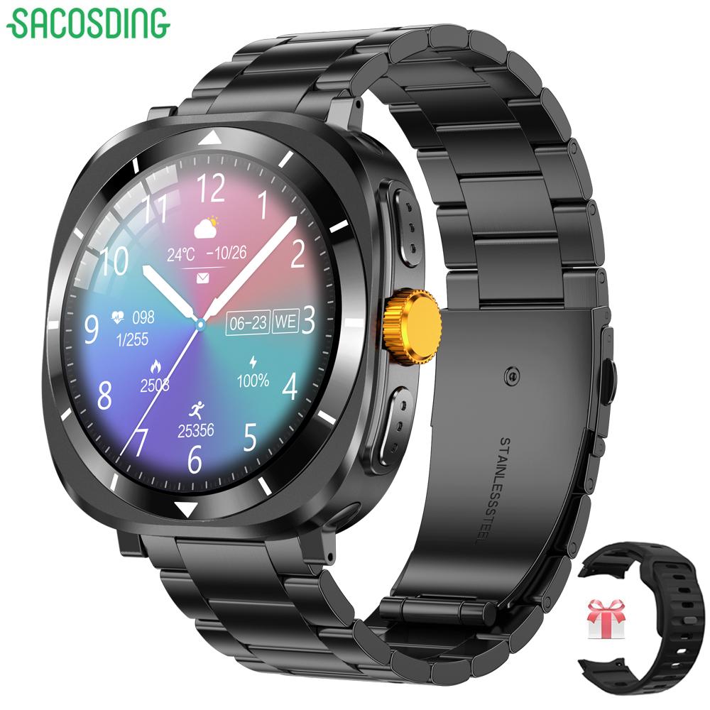 2024 Новые NFC-часы F7 Ultra Bluetooth Call Smart Watch Мужские AMOLED-экраны Многофункциональные спортивные фитнес-трекеры Женские умные часы для здоровья