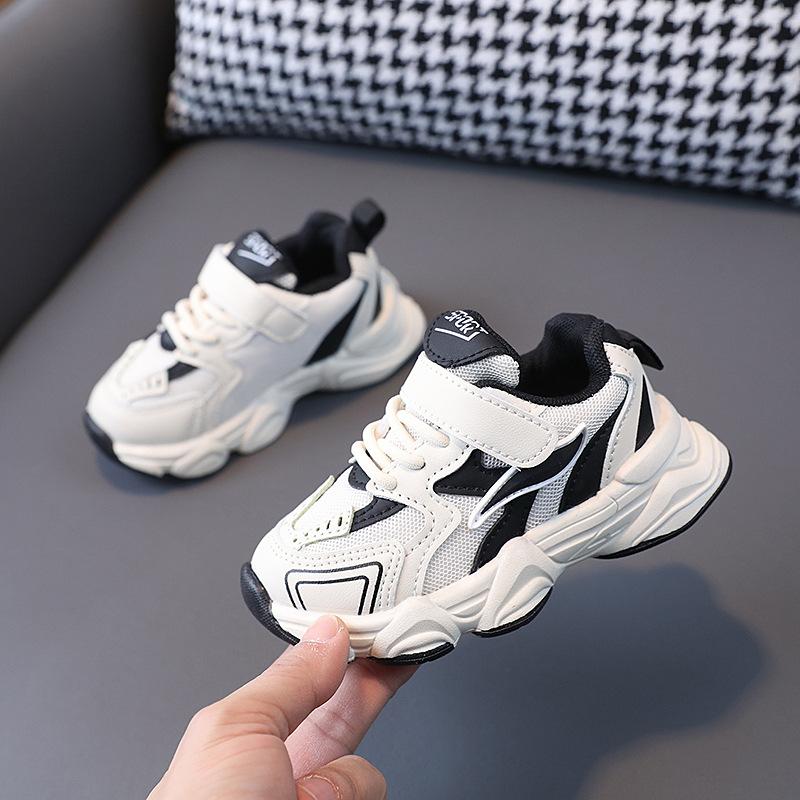 TWINFLAMES Boy Daddy Shoes Girls Sneakers Spring and Autumn New Toddler Net Shoes Kids Kids Baby Toddler Shoes