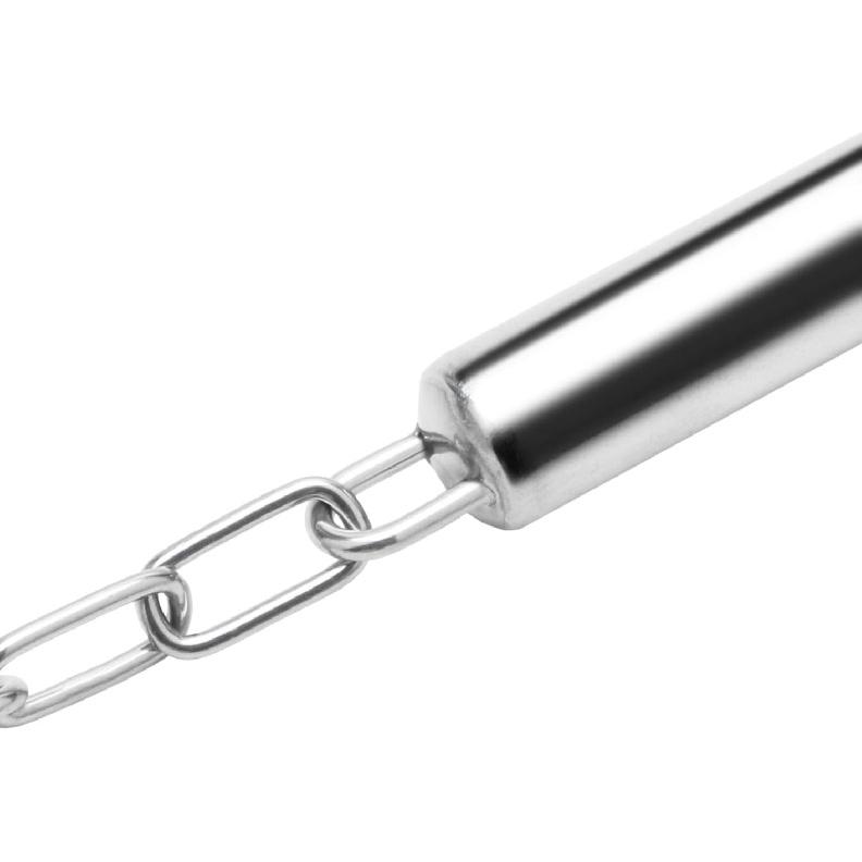 Stainless Steel Bell Toy Bird Cage Hanging Bite Toy for Parrot Parakeet Budgie Cockatiel Conure African Greys (2 PCS-L)