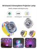 RGB Wearable Disco Stage Light USB Sound Control LED Wrist Light with Colorful Flashing for Kids Party KTV Bar Home Decoration