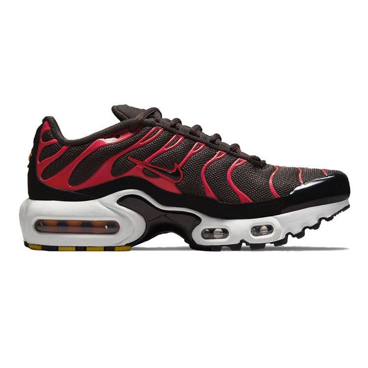 Nike Кроссовки Nike Air Max Plus GS Medium Ash Siren Red для детей, серые, белые, черные CD0609-200