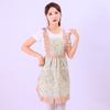 New cute floral apron breathable home kitchen cooking can wipe hands waist thickened wear-resistant work clothes
