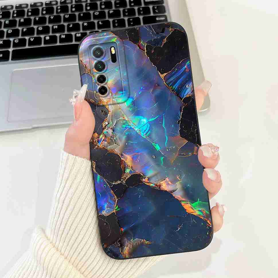 Для Huawei Nova 7 SE CDY-AN00 Мягкий Силиконовый Модный Чехол с Цветами Для Huawei Nova7 SE Nova 7se 6.5" Милый Мультяшный Защитный Бампер