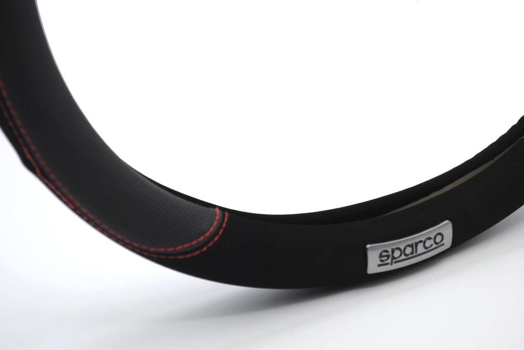 Чехол на руль Карбон Замша Размер S Черный SPARCO-CORSA & SPS126J_S