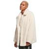 Manteau Femme Urban Classics Lapel Teddy GT - Blanc - 4XL