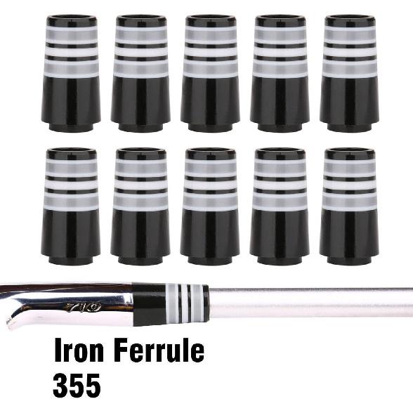 Golf Builder 10pcs Custom Tip .355 Golf Ferrules for Taper Tip Iron Wedge