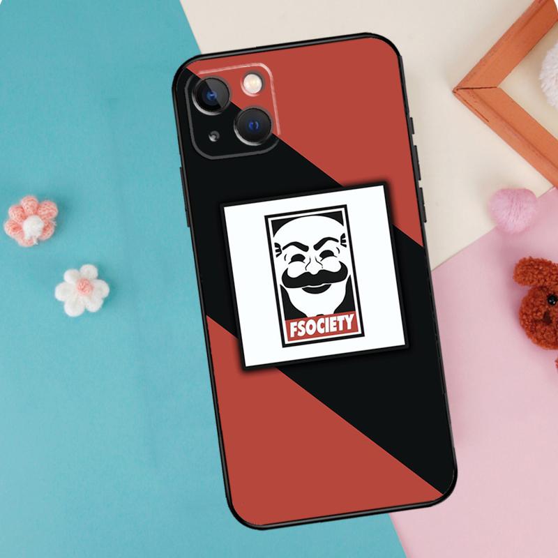 Мистер Робот Fsociety Для iPhone 14 12 13 Pro X XS XR 7 8 Plus 11 Pro Max SE2 Чехол Coque Capa Полное покрытие