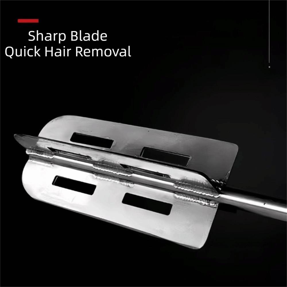 Portable Hog Hair Scraper Stainless Steel Hog Hair Shaver Wear-resistant Hog Trimmer Farm