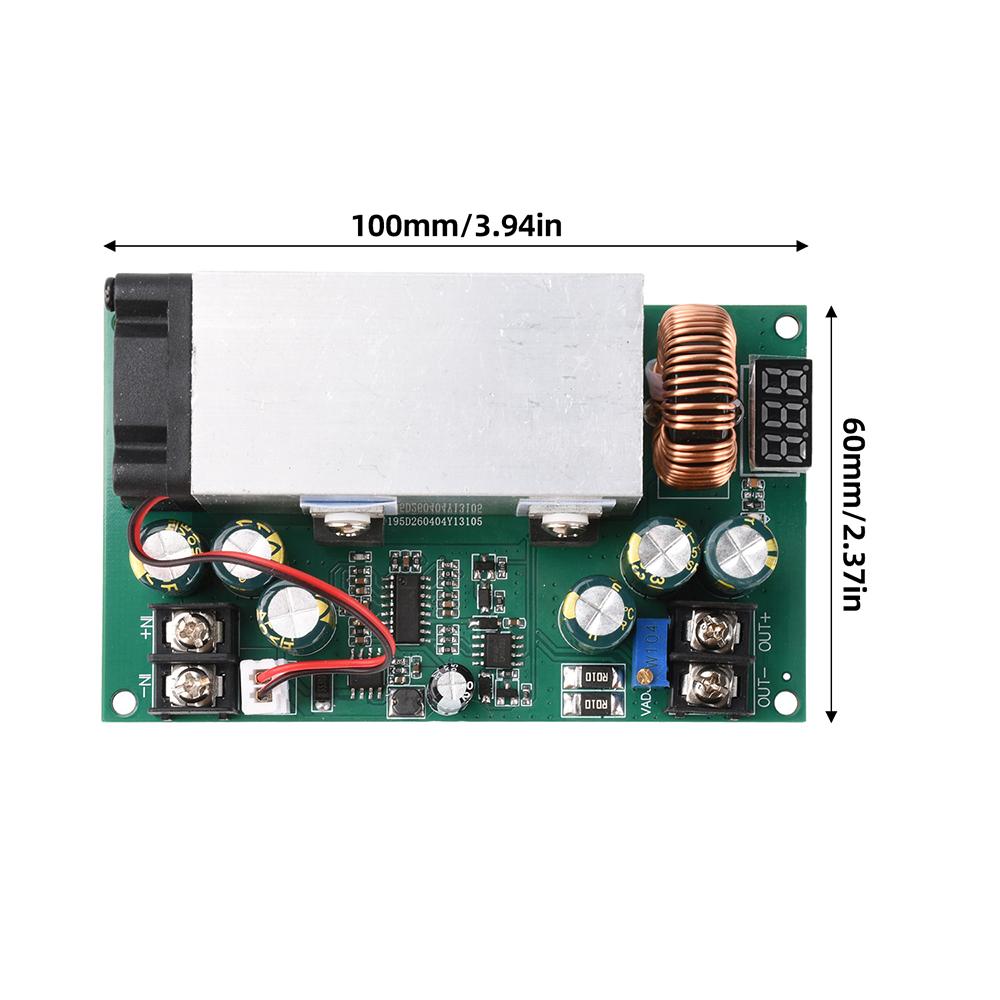 DC-DC Buck Converter 12V-75V to 5V-50V Adjustable Step-Down Power Module 600W 25A with Voltage Display Industrial High Power