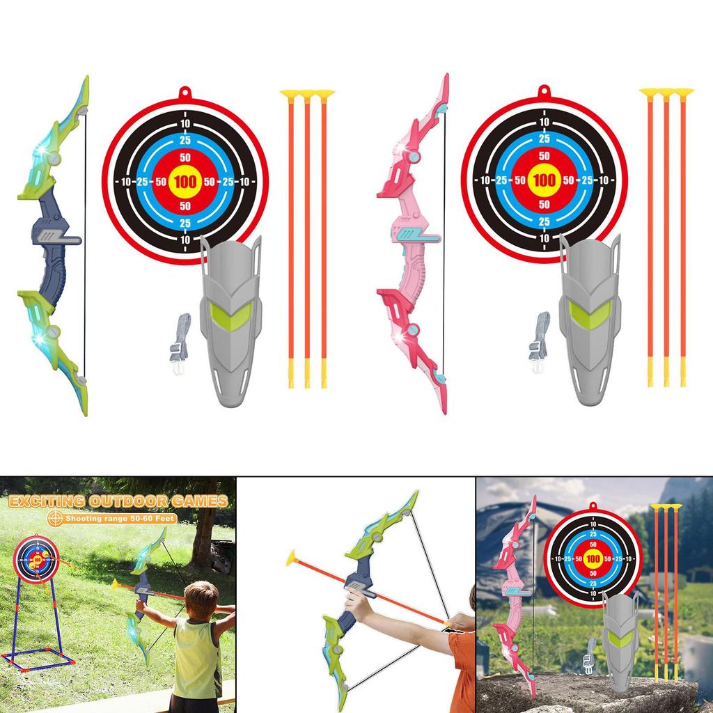 Детский игрушечный комплект из лука и стрел, спортивная игра на открытом воздухе для вечеринки, реквизит, подарок на день рождения
