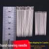 Steel Sewing Needles: Large & Small Eye, Long Needles for Quilts, Clothes, Cross Stitch, Embroidery