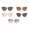 Multicolor Cat Eye Sunglasses Zinc Zinc Alloy Frame Big Frame Sun Glasses Vintage UV400 Eyewear  Selfie