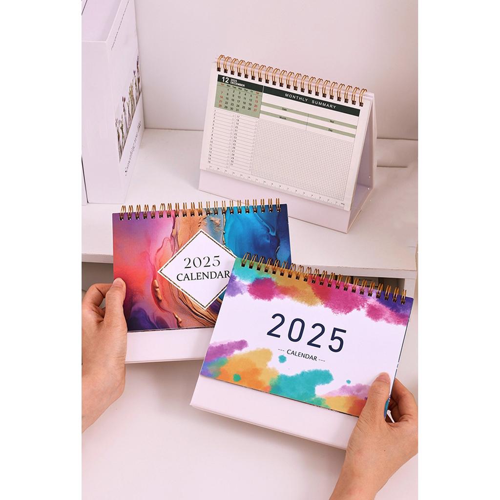2025 Calendar Desk Calendar Planner Desktop Memo Message Small Ornaments