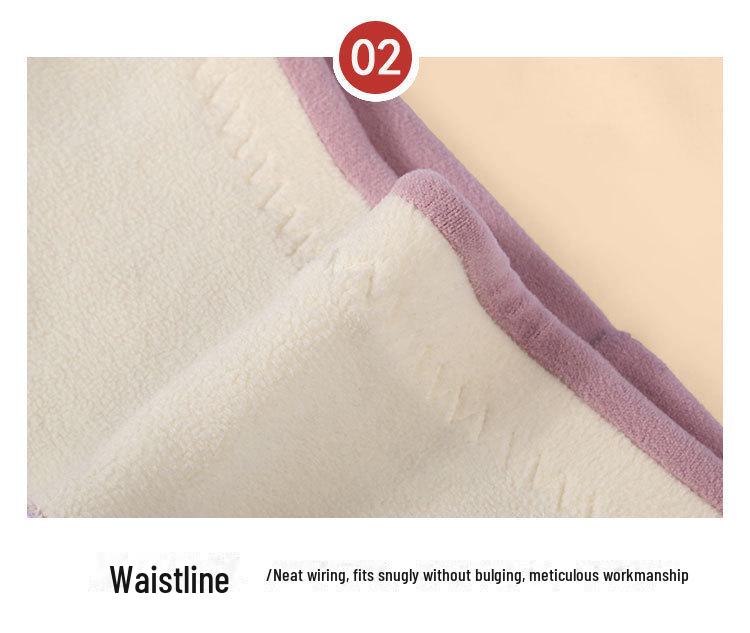 Women's High Waist Velvet Leggings - Warm Cashmere, Thick, Autumn-Winter Base Layer Pants