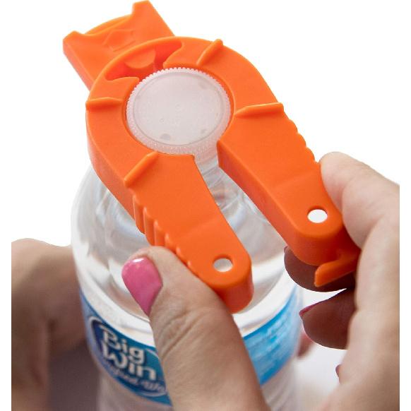 2-pack Multifunctional Bottle and Can Opener, Plastic Water Bottles, Twist-Off, Pull Tab Soup, for Weak Hands, Seniors, Elderly, Rheumatoid