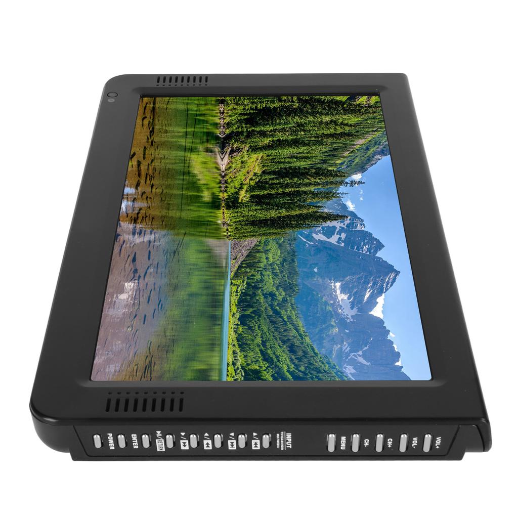 10 Inch Portable TV 16:9 TFT LED 1080P Rechargeable HD Multimedia Interface Video Player for Home Car