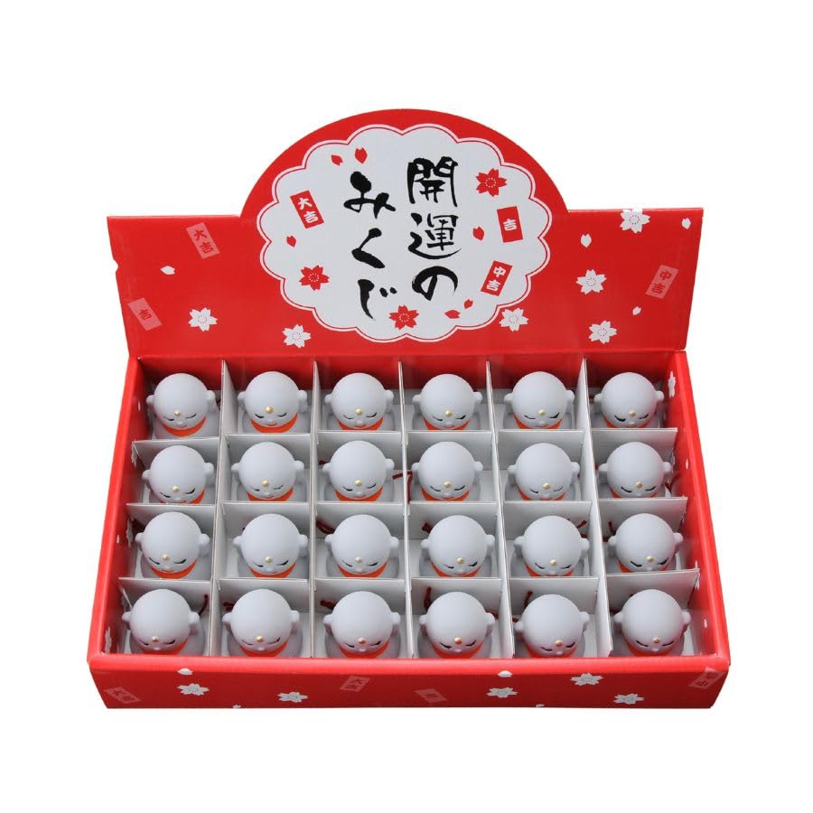 Seto Pottery Lucky Charm Jizo Statue of Ornament Made in Japan Co. (Set 24) Fortune-telling ST-SE-005