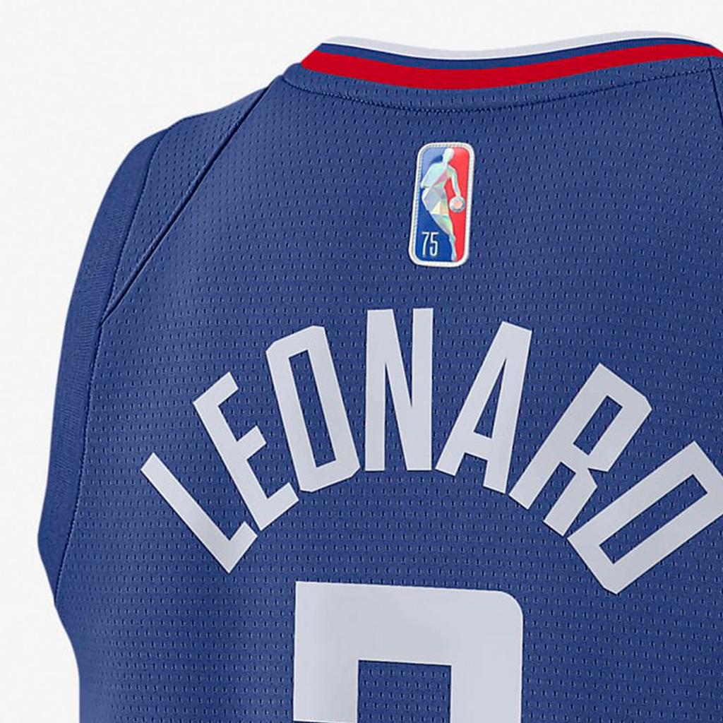 Nike Ретро быстросохнущая баскетбольная майка NBA SW Fan Edition Los Angeles Clippers Leonard 2 мужская майка синяя DB3575-400
