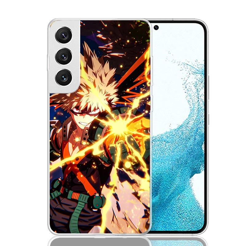 Бактего Кацуки MHA Мой герой Чехол для телефона для Samsung Galaxy S26 S25 Edge S24 S23 FE S22 Ultra S21 Plus S20 + Fundas Cover Coque Ga