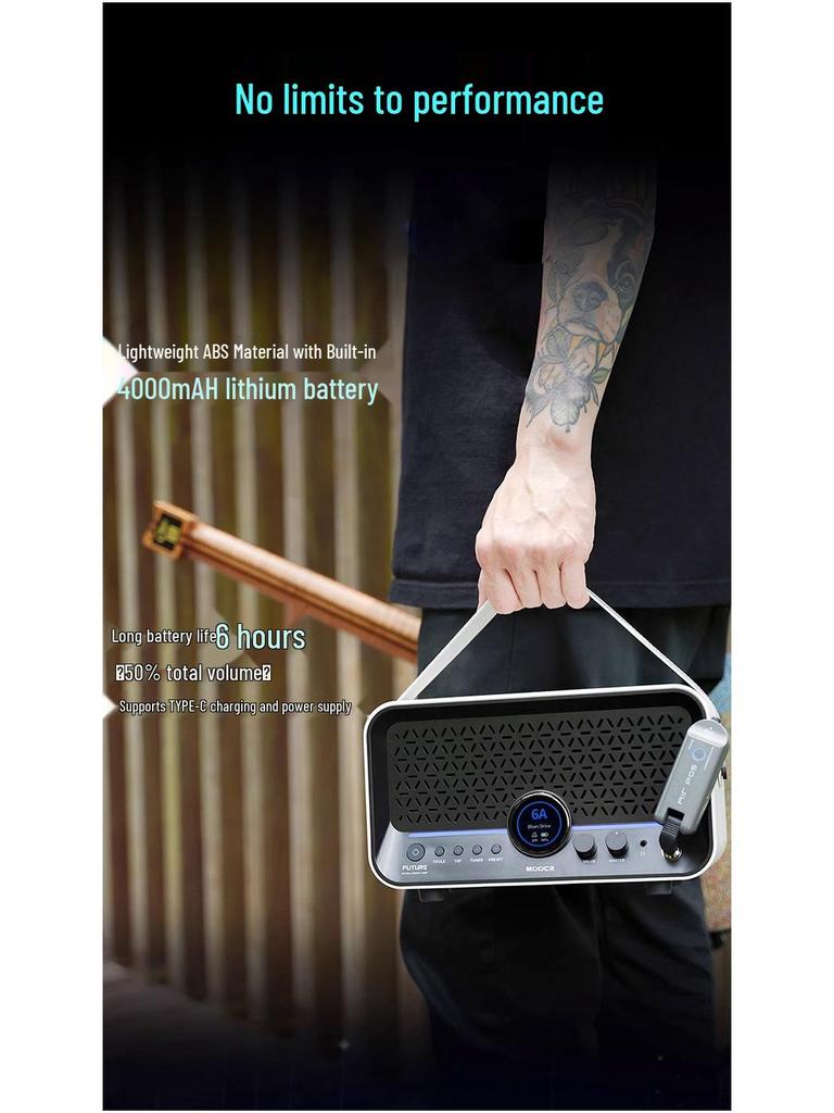 MOOER F15i Li Умный Bluetooth-усилитель и динамик для гитары