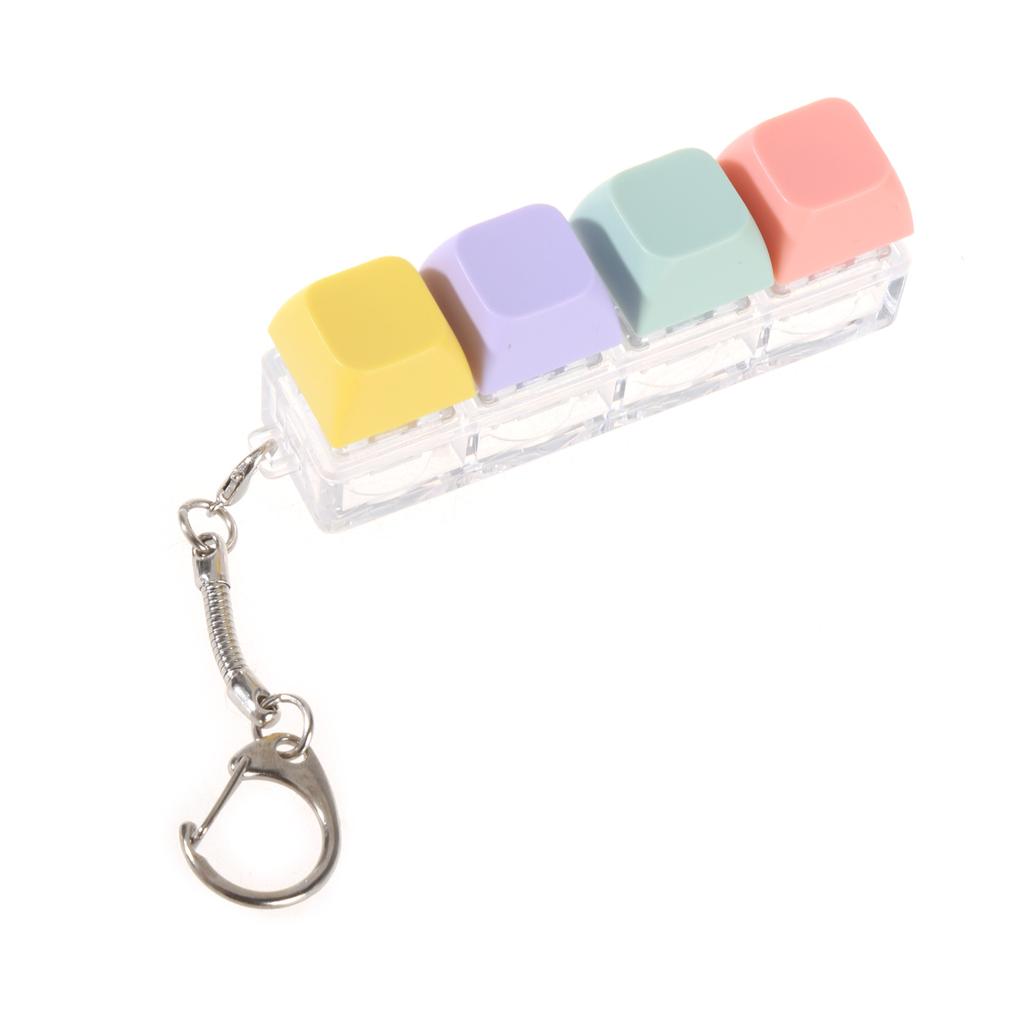 Механический тестер для клавиатуры, брелок-подвеска для переключателей клавиатуры, игрушка для снятия стресса