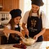 Персонализированный фартук для выпечки Детский Взрослый Праздничный фартук для выпечки Милый пекарь печенья Рождественский подарок для готовки Зимний наряд шеф-повара Подарок