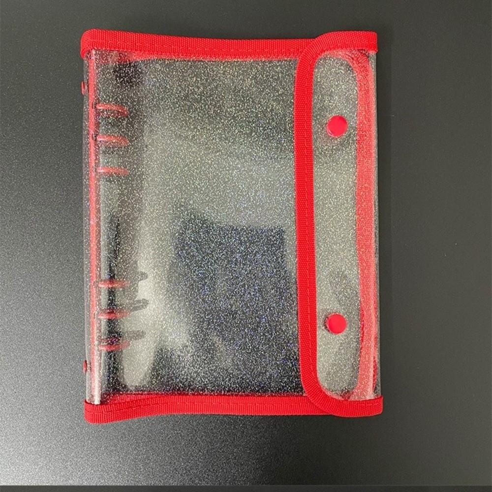 Double-Buckle Cover Photo Storage Book PVC Card Organizer Holder Loose Leaf Binder for Idol Cards