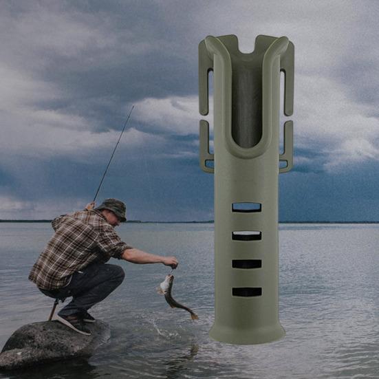 Держатель удочки, легко носить с собой, фиксация, 5 цветов, портативный удобный инструмент для вставки удочек, ведро для удочки для лодки