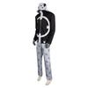 Anime Bartholomew Kuma Coslay Costume Black Outfit With Bear Claw White Pant Hat Party Carnival Halloween Fancy Suit Set For Man
