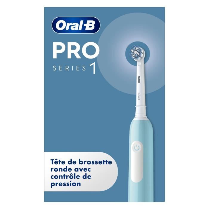 Brosse à dents électrique - ORAL-B Pro 1 - Sensitive Clean - Bleu